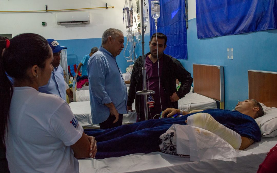 Gobernador Elio Serrano inspeccionó centros de atención en Sucre