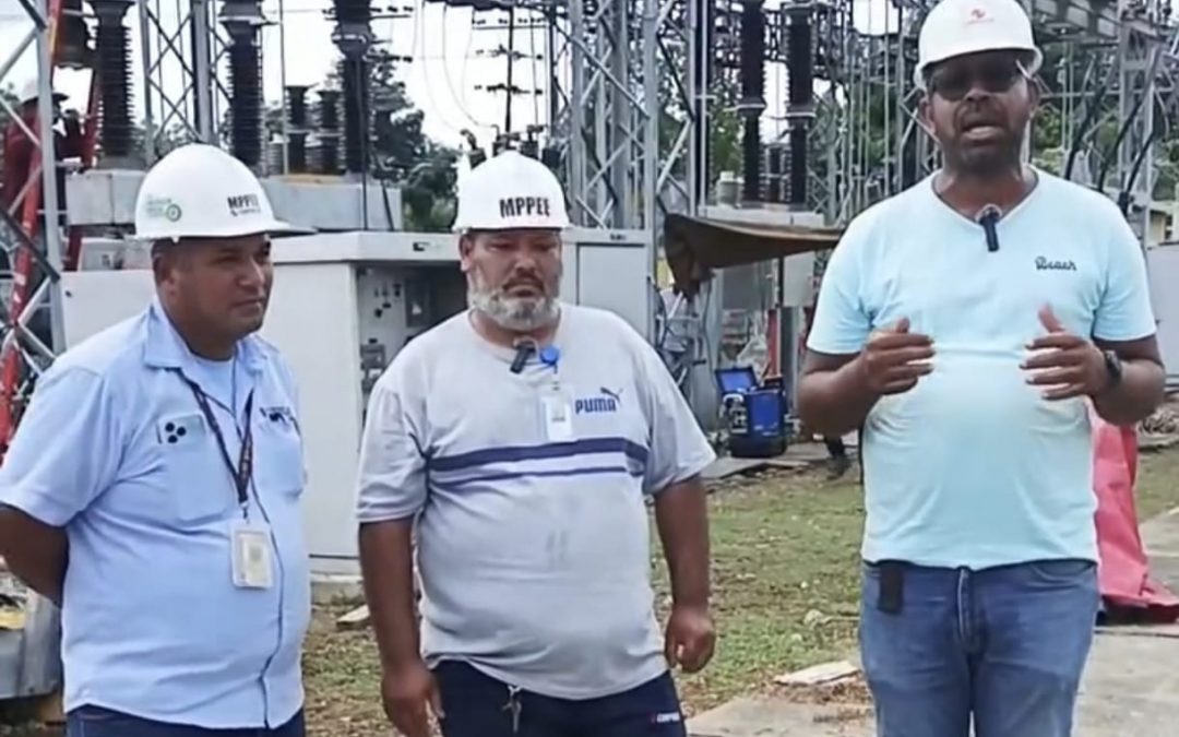 Realizan adecuaciones técnicas en subestación eléctrica Río Chico 1