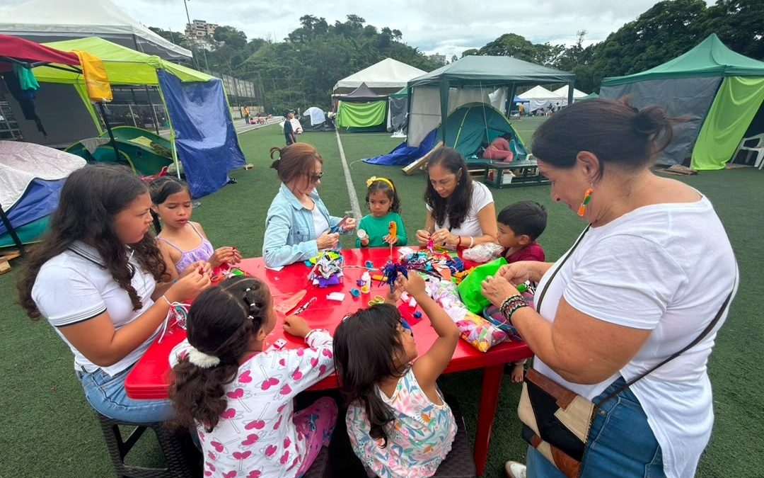 Red de muñequeras activan contención emocional para niños afectados por sismo en Baruta
