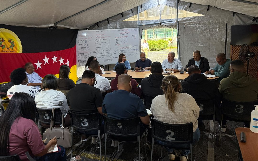 Gobernador Serrano y alcaldes coordinan reconstrucción de Miranda a través de la Gran Misión Venezuela Renace