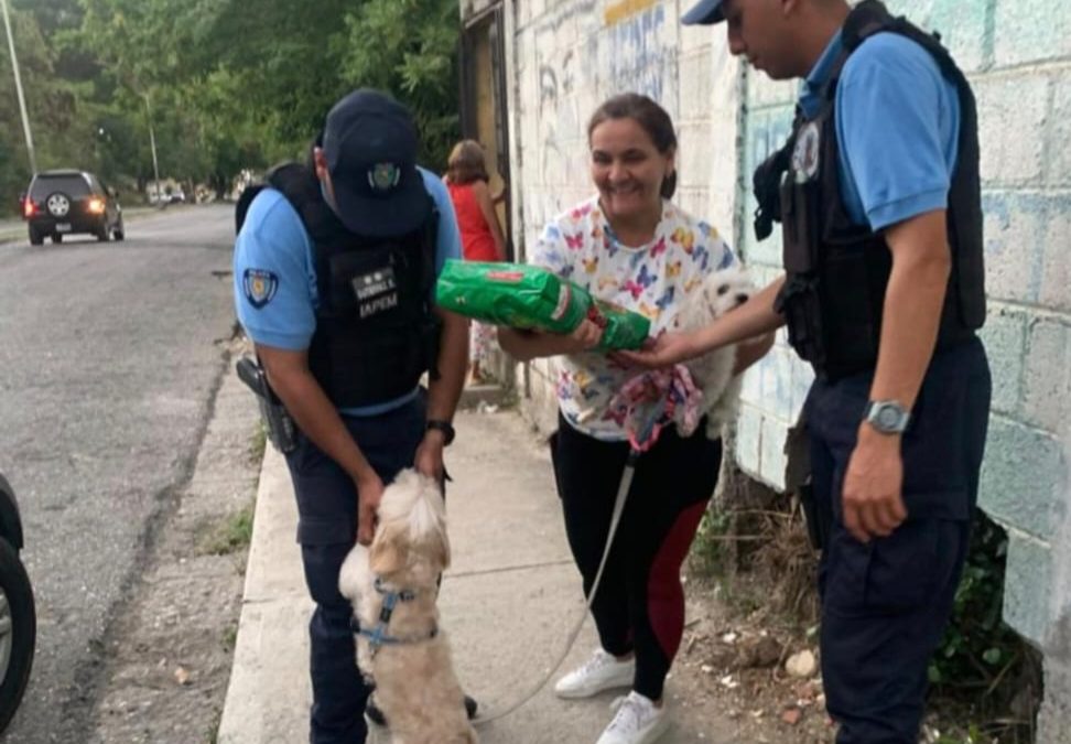 Unidad Táctica K-9 brinda atención a mascotas afectadas tras doblete sísmico
