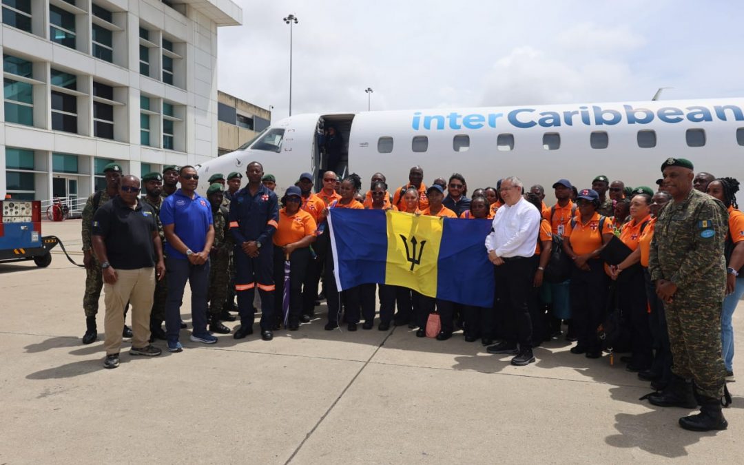 Llega delegación médica de Barbados para activar hospital de campaña en Guarenas