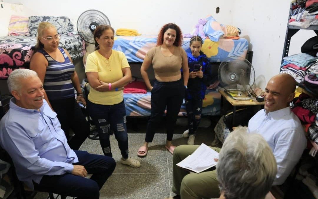 Inspeccionan campamentos transitorios en Guarenas tras daños en viviendas por sismos de junio
