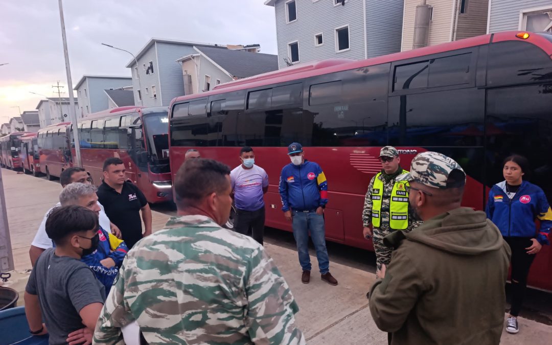 TransMiranda movilizó este fin de semana a 600 milicianos a La Guaira