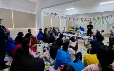 Manifestación patrimonial del Niño Jesús llevó alegría a familias del campamento transitorio Libertador en Chacao