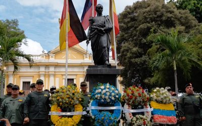 Charallave recordó 243 años del natalicio del Libertador con civismo y unión patriota