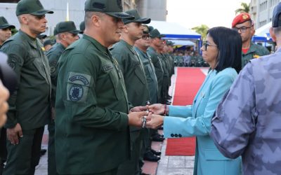 Presidenta Delcy Rodríguez encabeza ascensos de la FANB