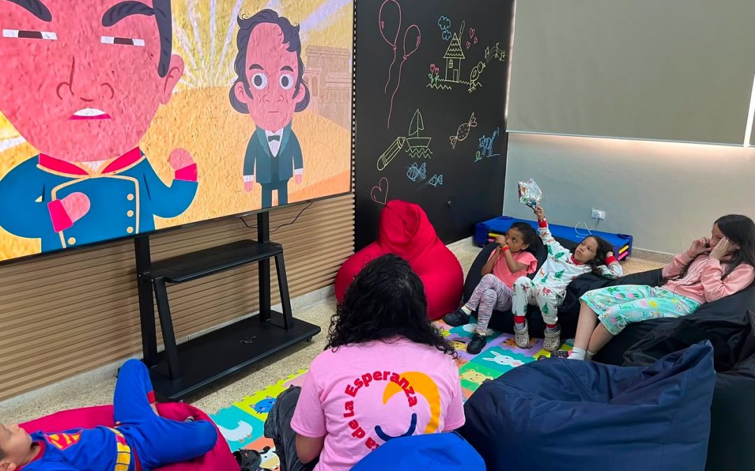 Proyectan “Relatos del Libertador” en el campamento El Libertador del municipio Chacao