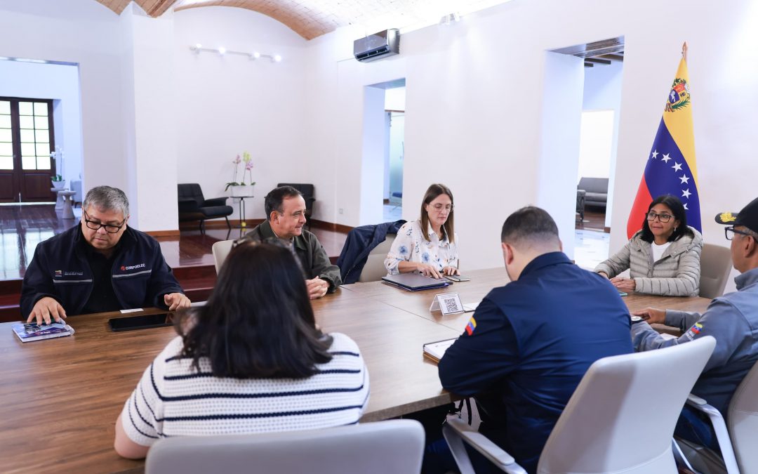 Presidenta Delcy Rodríguez encabezó reunión con el Estado Mayor Eléctrico para evaluar el Sistema Eléctrico Nacional tras eventos sísmicos