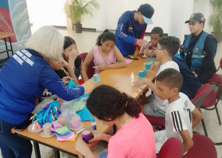 Pastores del Niño Jesús de Los Teques compartieron sus saberes en campamento transitorio El Libertador de Chacao