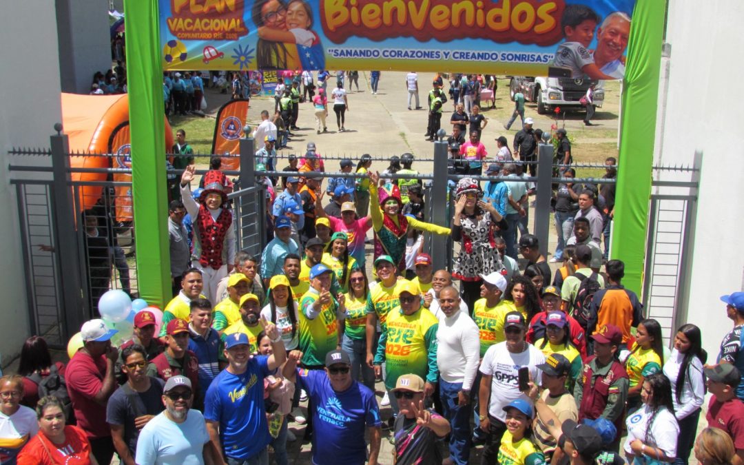 Plan vacacional comunitario Venezuela Ríe 2026 se desplegó en el municipio Cristóbal Rojas
