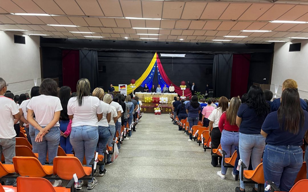 Sepinami celebra la 7ma promoción de bachilleres en el estado Miranda
