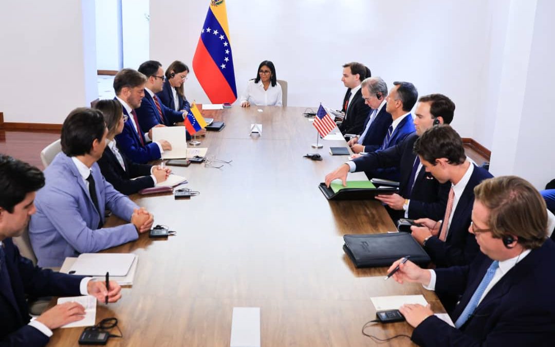 Presidenta Delcy Rodríguez sostuvo encuentro estratégico con delegación de alto nivel de EE UU
