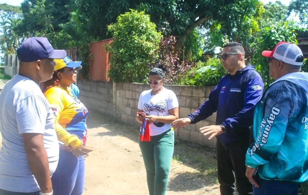 Supervisan proyectos viales aprobados por la Consulta Popular en el municipio Tomás Lander