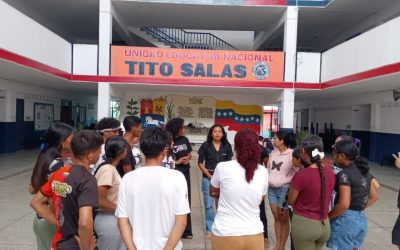 Taller de sanación emocional llega al campamento Tito Salas en Baruta