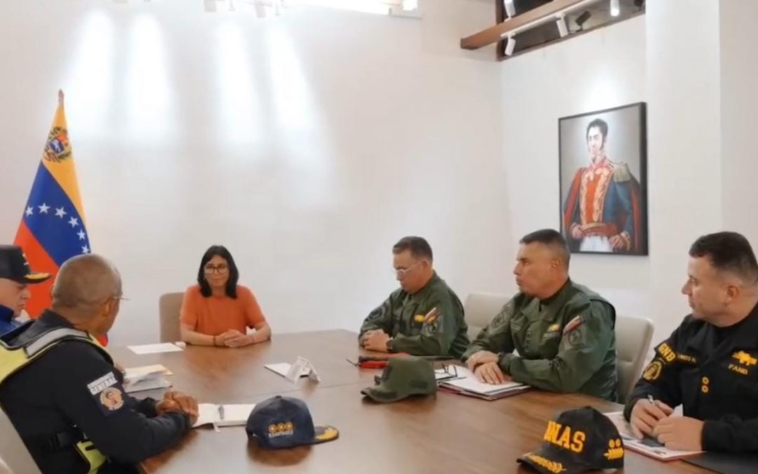 Presidenta Delcy Rodríguez evaluó nuevo plan de patrullaje preventivo y esquema de alcabalas