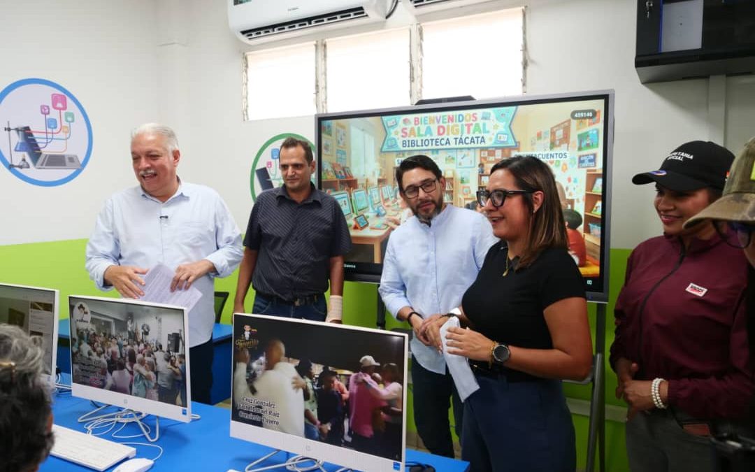 Inauguran en Tácata nueva sala digital para el beneficio de dos comunas