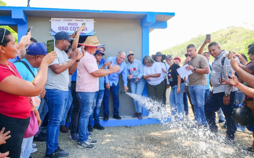 Reactivado pozo de agua potable Oso Cotiza en el municipio Brión