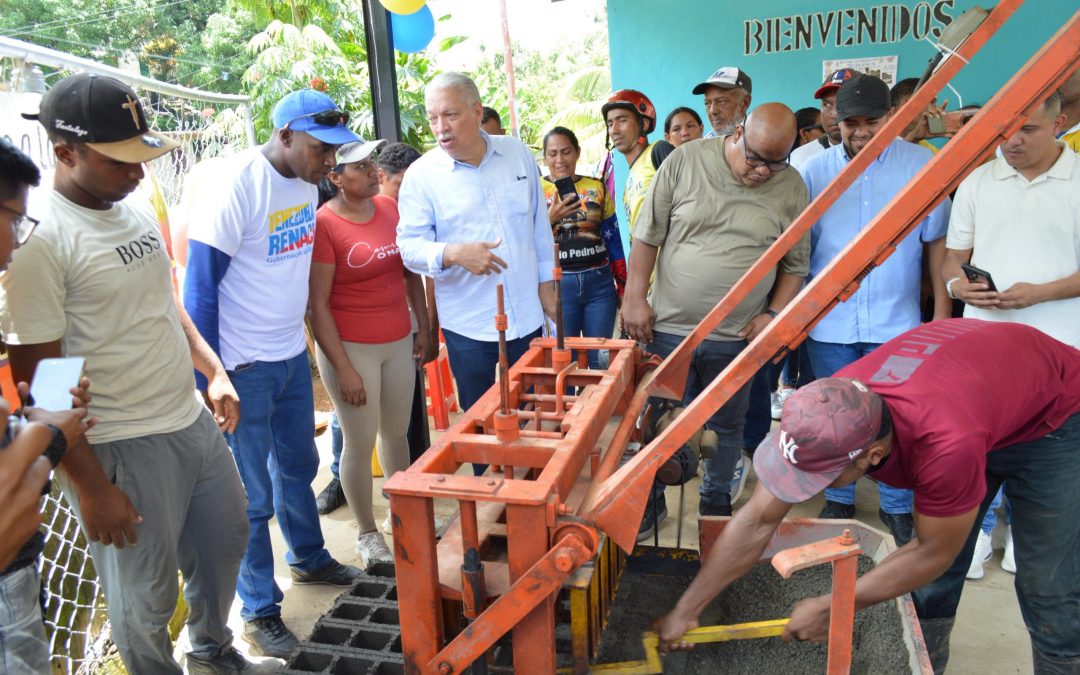 Inauguran bloquera comunal en Pedro Gual para apalancar el Plan Venezuela Renace