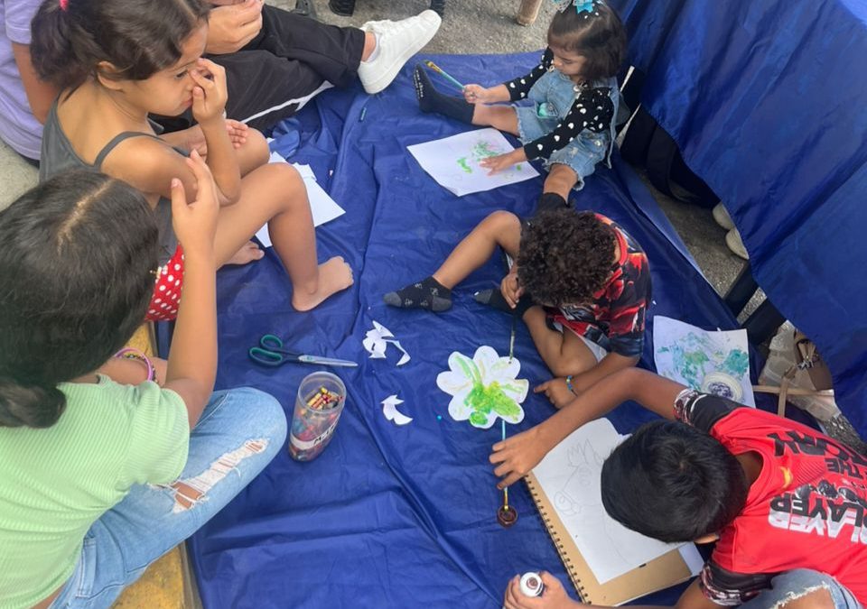 Miranda llevó pintura, macramé y danza a la Comuna El Placer de María en Baruta