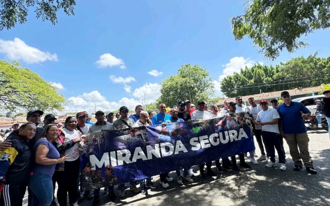 Movimiento de Seguridad de Miranda se desplegó en Cúa para vincular a vecinos con los Cuadrantes de Paz