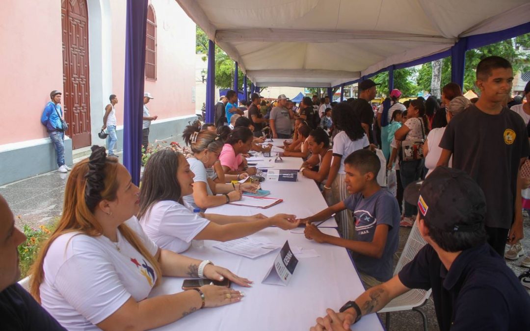Despliegan jornada de cedulación infantil en Ocumare del Tuy
