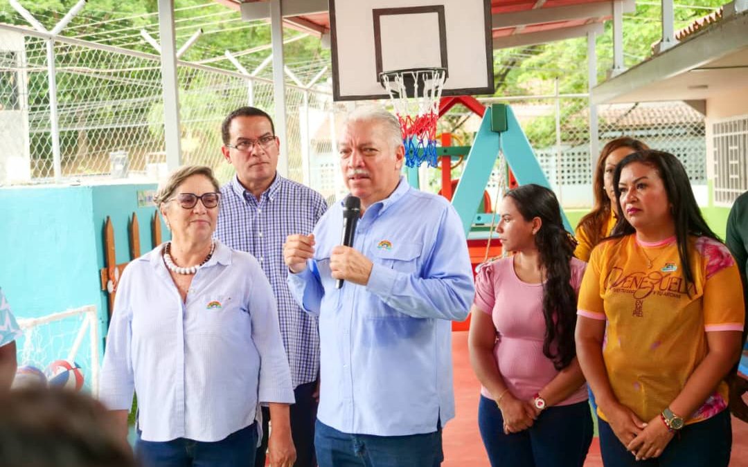 Gobernador Elio Serrano entregó totalmente rehabilitado el Preescolar Arnaldo Arocha en Cristóbal Rojas