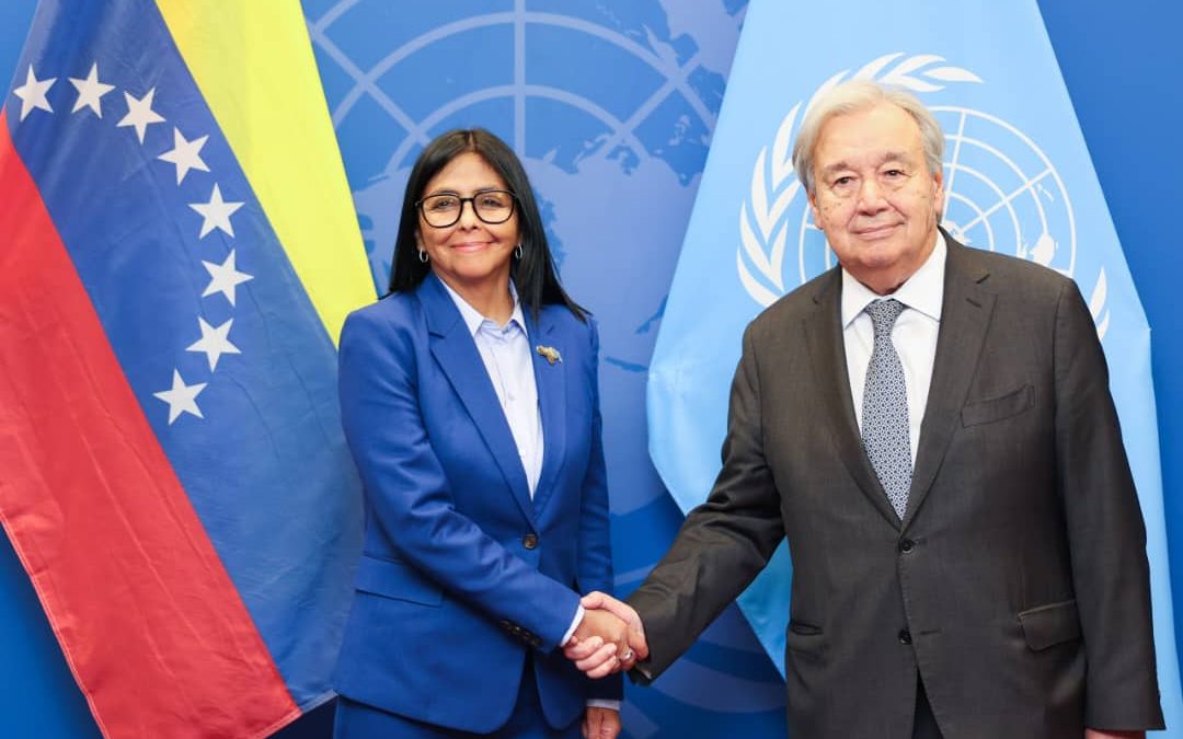 Presidenta Delcy Rodríguez sostuvo encuentros de alto nivel con las directivas del BID y del FMI en Nueva York