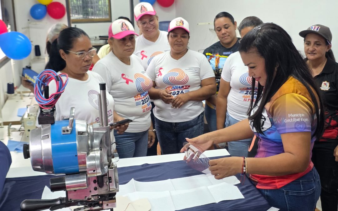 Comuna Herederos de Guaicaipuro inaugura taller de confección textil tras Consulta Popular en Charallave