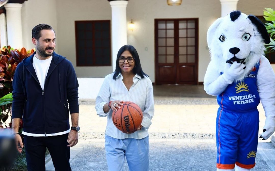 Presidenta Delcy Rodríguez dio inicio a la nueva Liga Superior de Baloncesto