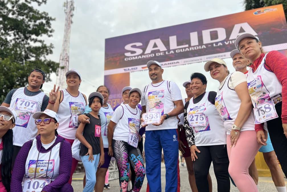 Miranda potencia deporte masivo con carrera 5K en Paz Castillo