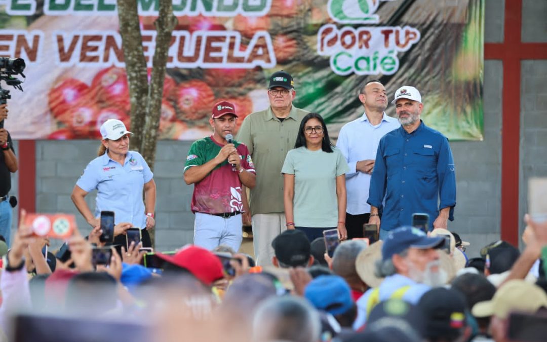 Presidenta Delcy Rodríguez encabeza encuentro con más de 9 mil caficultores en Portuguesa
