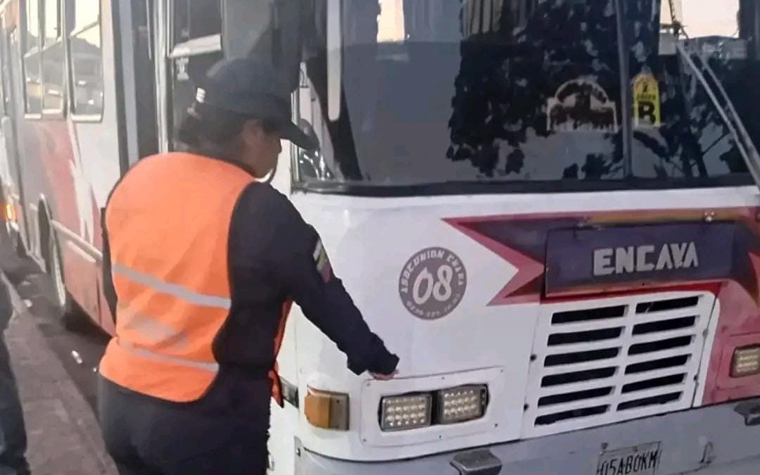 Despliegan operativo de seguridad vial en terminales de los Valles del Tuy