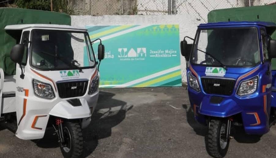 Activan dos trimotos para garantizar calidad operativa de mantenimiento en Carrizal