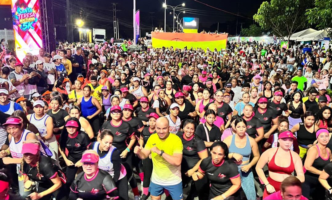 Más de 4.500 corredores participaron en la carrera 5K en Santa Teresa del Tuy