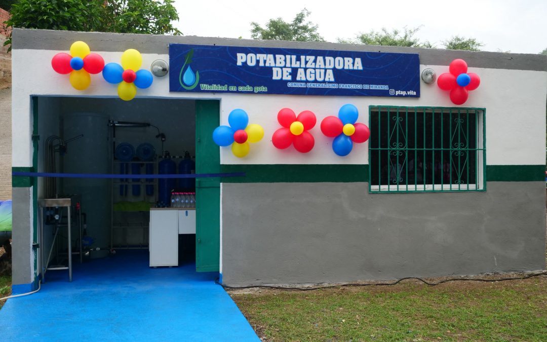 Vecinos de Alvarenga en Charallave estrenan módulo de salud y planta potabilizadora