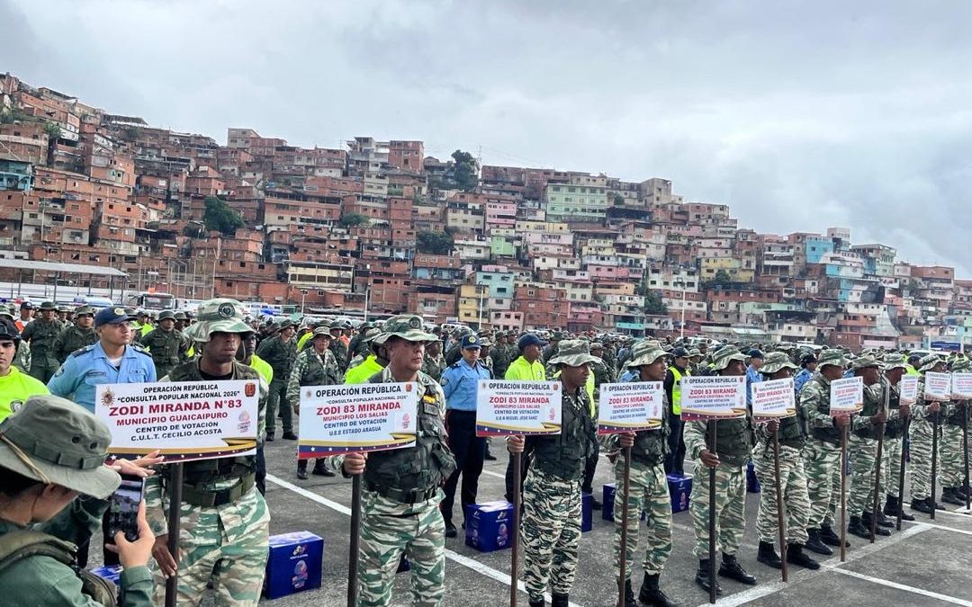 Desplegado el Plan República en Miranda para garantizar la seguridad en la Consulta Popular