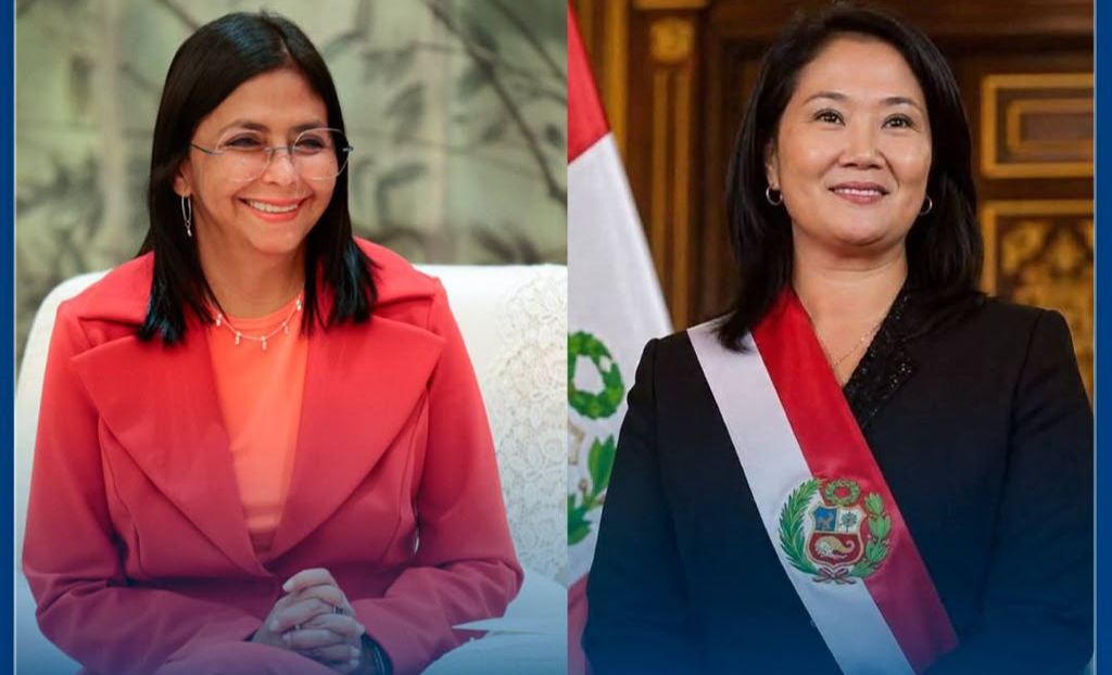 Presidenta Delcy Rodríguez conversó con Keiko Fujimori para abordar el retorno de venezolanos desde Perú