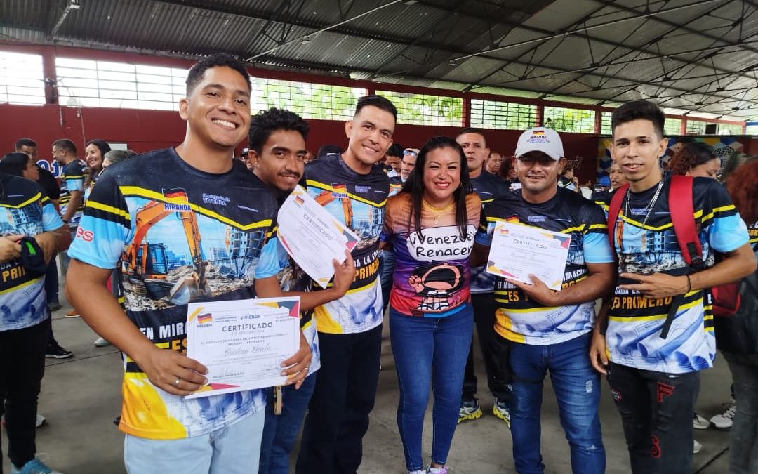 Miranda lidera Programa de Capacitación Técnica Comunitaria en Procesos Constructivos de Vivienda