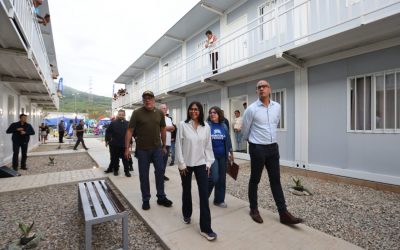 Entregan en Ciudad Caribia 500 viviendas transitorias para familias afectadas por terremotos