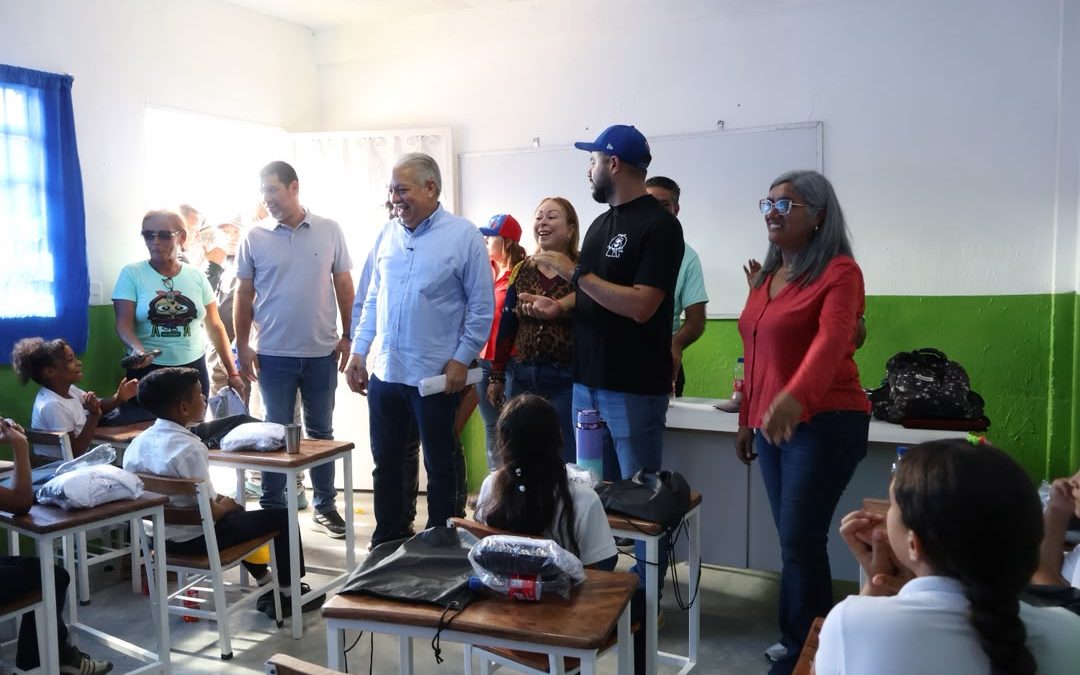 Rehabilitación de la Escuela Rural Carrizal en El Rodeo beneficia a 120 niños y niñas