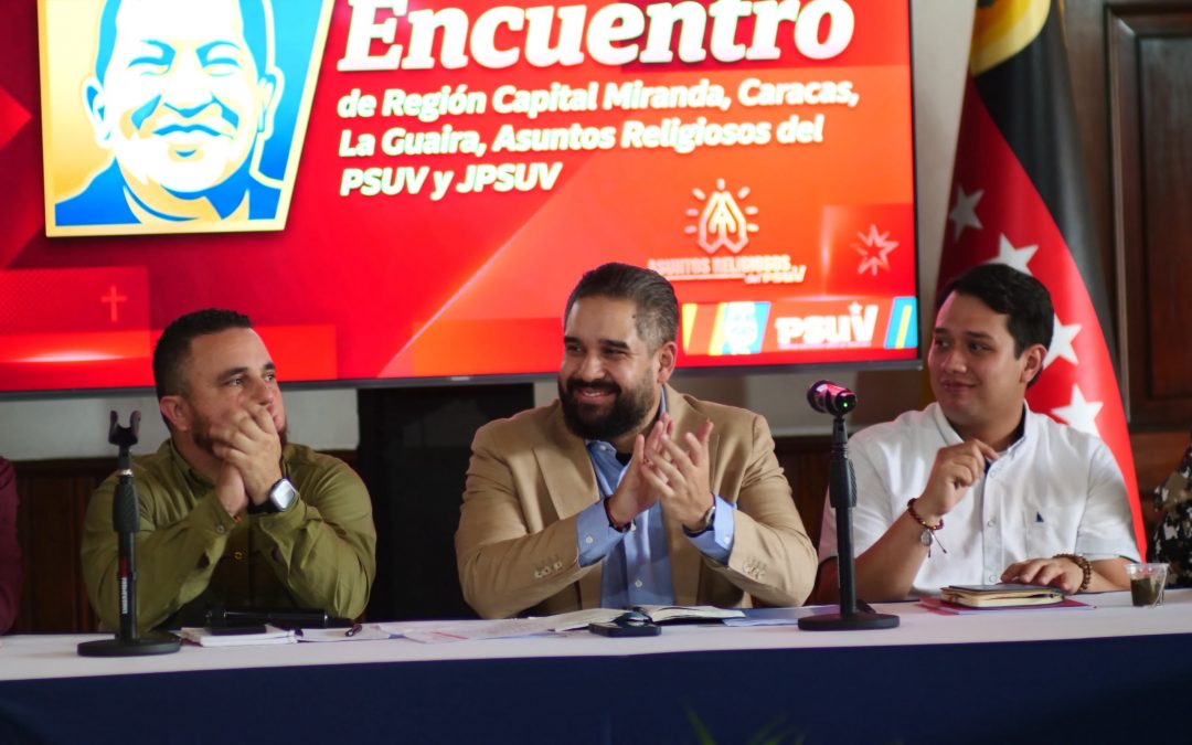 Convocan a Comisión de Asuntos Religiosos continuar trabajando por la paz en Venezuela